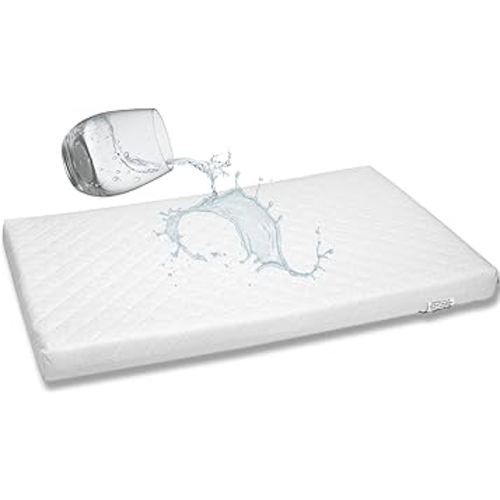 Bassinet Cradle Mattress Pad (Rectangle, 12X26) for Newborn Comfort Breathable Easy Clean Hypoallergenic Waterproof Made in USA