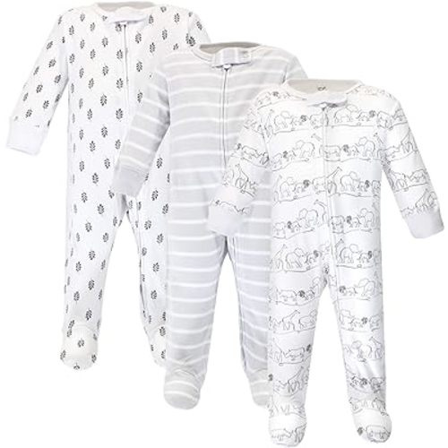 Touched by Nature Baby Girls' Organic Cotton Sleep and Play