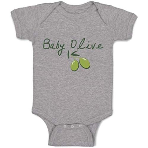 Cute Rascals Custom Baby Bodysuit Baby Olive Vegetables Boy & Girl Baby Clothes Funny Cotton