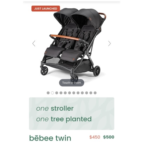 Bēbee Twin Lightweight Double Stroller – Bombi Gear