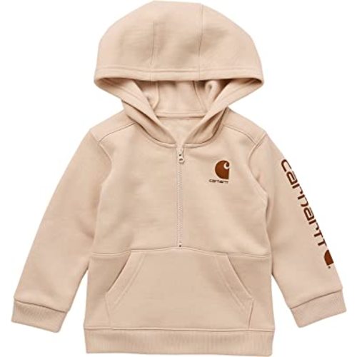 Baby Boys Long-Sleeve Half-Zip Logo Sweatshirt