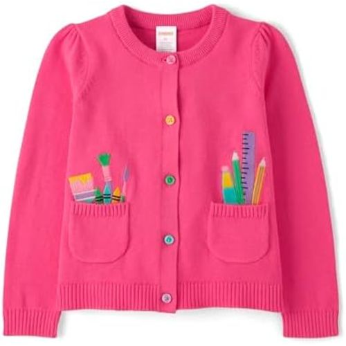 Gymboree Girls' and Toddler Long Sleeve Cardigan Button Up Sweater