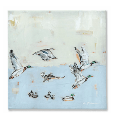 "Taking Off" on canvas