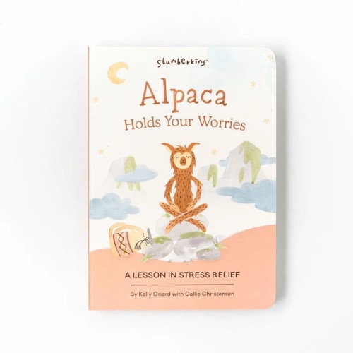 Stuffed Alpaca & Two Books on Stress Relief for Kids | Slumberkins