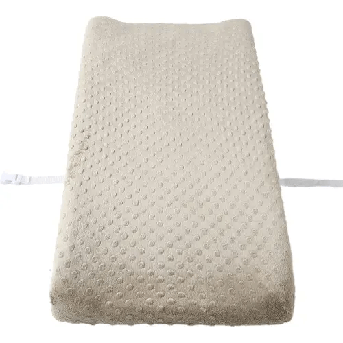 Baby Plush Dot Changing Pad Covers, Diaper Changing Table Pad Sheet Covers for Newborns Infants Baby Boys Girls (Tidal Foam)