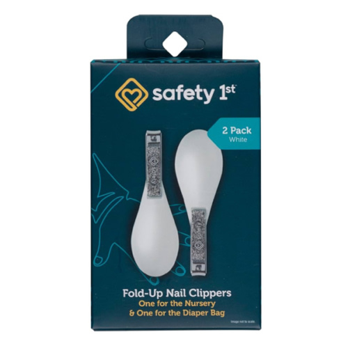 Safety 1st Fold-Up Nail Clippers - 2pk