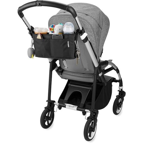 Skip Hop Universal Stroller Organizer, Grab & Go Ultra, Black