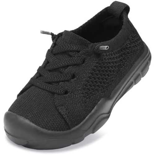 LeIsfIt Toddler Shoes Boys Girls Barefoot Shoes Kids Breathable Sneakers Tennis Shoes Slip on Shoes