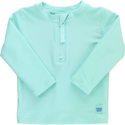 RUGGEDBUTTS® Baby Boys Long Sleeve Rash Guard Swim Shirt w/UPF 50+