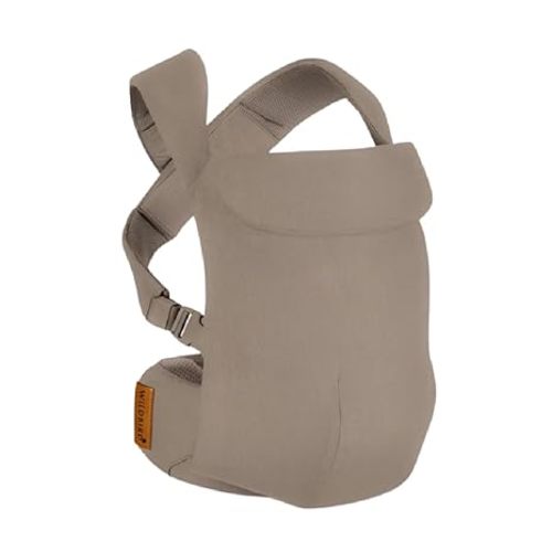 WildBird - Aerial Buckle Carrier - 2-24 Months - Standard (XS-XL) Desert Lark - Front & Back Carry - Cross Straps, Lumbar Support, Headrest, Hip Healthy, Baby Carrier - Baby Essentials - New Mom Gifts