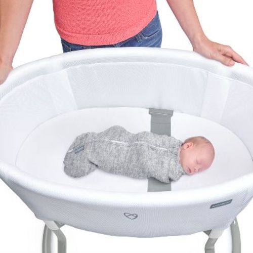 SwaddleMe by Ingenuity Baby Swaddle & Secure Sleep System Swaddle Long Sleeve Leotard - Gray 0-2m