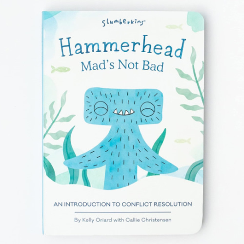 Slumberkins Hammerhead, Mad’s Not Bad: An Introduction to Conflict Resolution | Promotes Conflict Resolution | Social Emotional Tools for Ages 0+