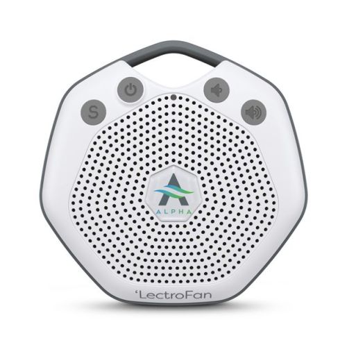 LectroFan Alpha: Portable Rechargeable White Noise Machine with 7 Non-Looping Sounds for Crib, Stroller, Car Seat, Travel, Bedroom, Nursery.