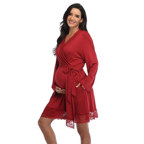 Maternity Robes for Women - Hospital Labor Delivery Robes - Pregnancy Nursing Sleepwear