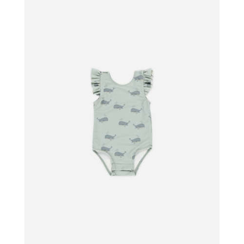 Scoop Back Onepiece || Whales