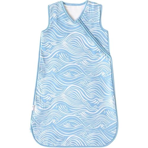 Copper Pearl Sleep Sack: Warm and Cozy Baby Bag in a Variety of Trendy Designs, Safe Alternative to Blankets, Sleeveless Baby Sleep Sack Swaddle Sizes Newborn to 24 Months - Surf
