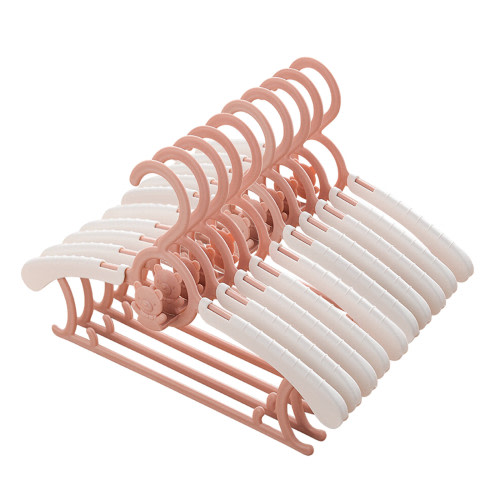 Giyblacko Clothing Hangers 10 Hangers For Children'S Clothes, Increasing, Space Saving, Non-Slip, For Babies