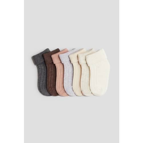 7-PACK WIDE-RIB SOCKS
