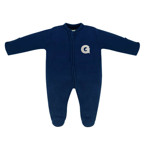 Georgetown Hoyas Fleece Footed Romper | College Baby