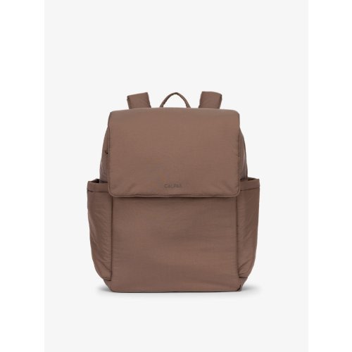 Diaper Backpack with Laptop Sleeve - hazelnut