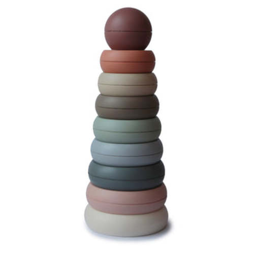 Mushie Baby Stacking Rings Toy