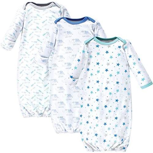 Luvable Friends Baby Girls' Cotton Gowns