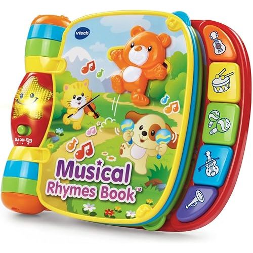 VTech Musical Rhymes Book (Frustration Free Packaging), Red