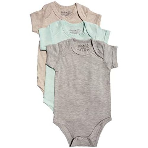 123 Bear Baby Cotton Spandex short-sleeve bodysuits unisex boy girl