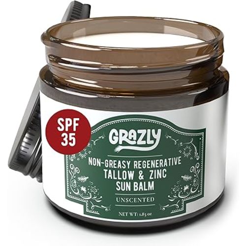 Grazly Diaper Rash Balm (dual purpose sunscreen and diaper rash balm) 1.8 oz