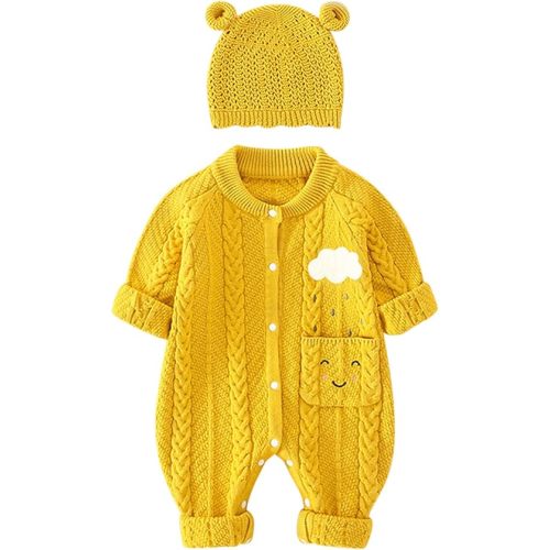 Boys Christmas Sweater Newborn Infant Baby Knitted Romper Cotton Long Sleeve Boy Girl Sweater Clothes Baby