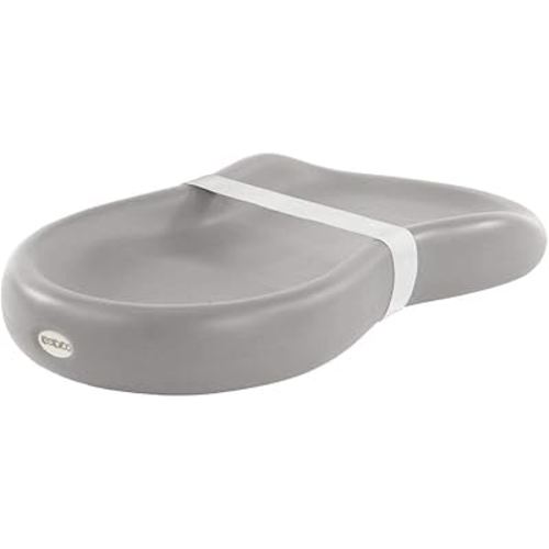 Keekaroo Peanut Changer Grey – The Original Made in USA easy-to-clean changing pad and The only shell over foam, fully impermeable to fluid