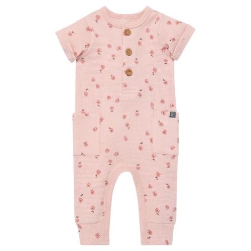 Modern Moments™ by Gerber Baby Girls' Short Sleeve Long Leg Romper, Rose Tossed Daisy, 12 Months