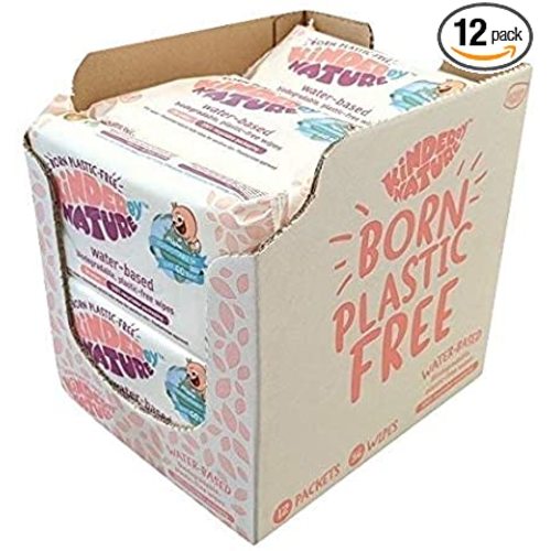 Jackson Reece Kinder by Nature Water-Based Baby Wipes - 56 Count (Case of 12 packs)
