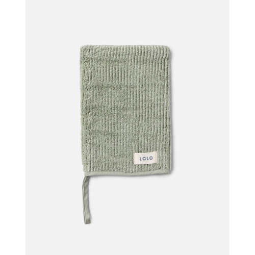 The Ribbed Bath Mitt - Sage / 2 Pack