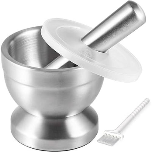 Stainless Steel Mortar and Pestle for mud kitchen