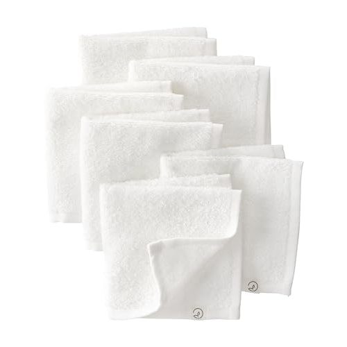 little planet by carter's Baby 6-Pack Organic Cotton Wash Cloths, Cream, OSZ