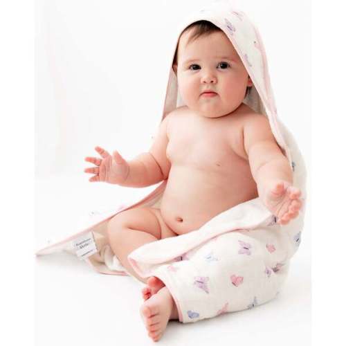 Hooded Towel Set, Butterfly - Bamboo Little | Maisonette