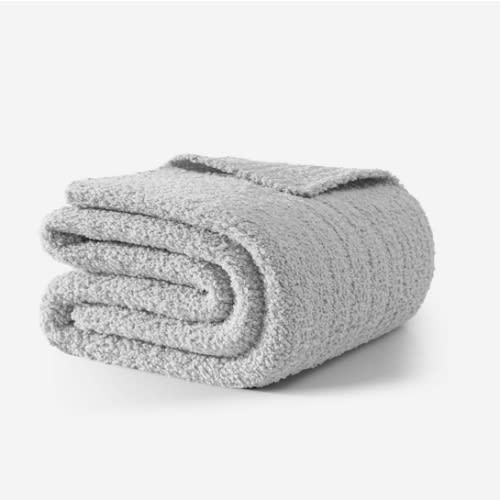Snug Ribbed Baby Blanket - Cloud Grey