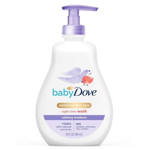 Baby Dove Calming Moisture Sensitive Skin Night Time Wash - 13 fl oz