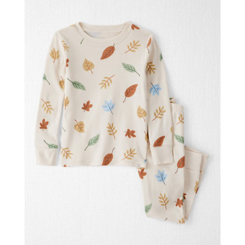 Toddler Organic Cotton Pajamas in Autumn Leaves Print - Little Planet | Carter's