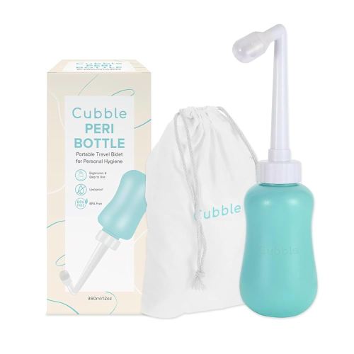 Peri Bottle for Postpartum Care, Portable Bidet, Perineal Recovery, Feminine Hygiene Care, Spray Bottle for Toilet Use 360ml/12oz (Teal)