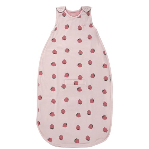 4 Season® Ultimate Baby Sleep Bag, Merino Wool & Organic Cotton, Strawberry
