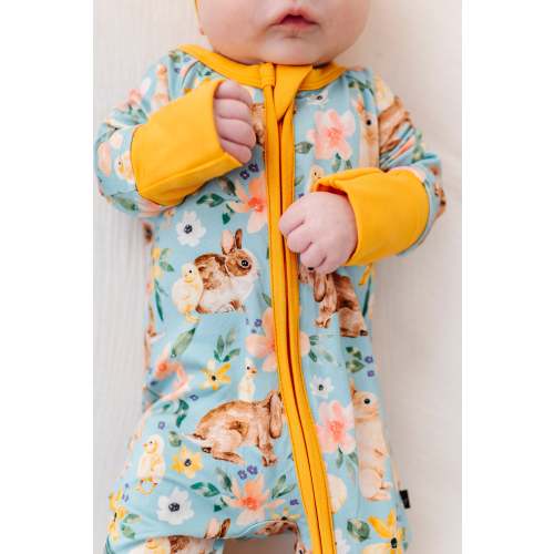 ZIP JAMMIES - RASPBERRY