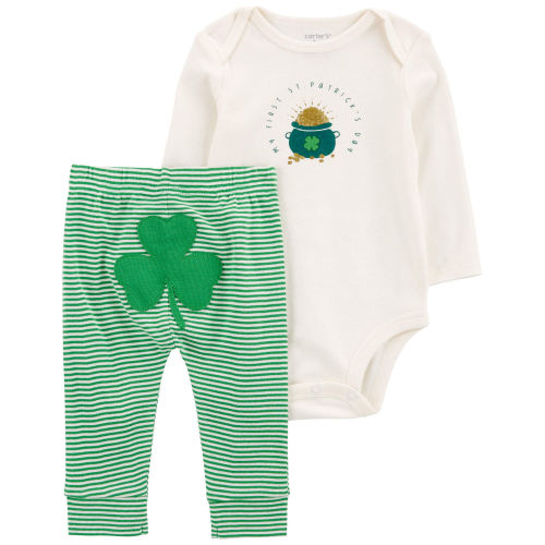 Baby 2-Piece St. Patrick's Day Bodysuit Pant Set - Carter's | Carter's