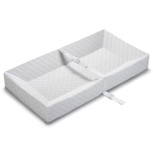 Summer by Ingenuity 4-Sided Changing Pad – Durable Quilted Changing Pad Made with Waterproof Material, Includes Infant Safety Belt with Quick-Release Buckle