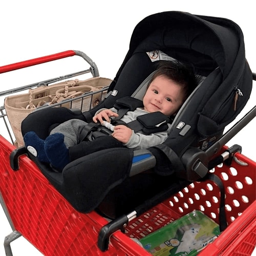 Totes Babies Universal Convertible Baby Car Seat Carrier Sling, Black