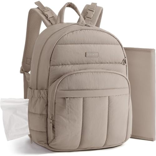 BAGSMART Baby Diaper Bag with Waterproof Pad