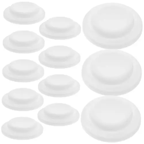 12pcs Breast Milk Storage Gaskets Silicone Seal Rings for Wide Mouth Milk Bottles Leakproof Parts for Freshness Durable and Precision Crafted