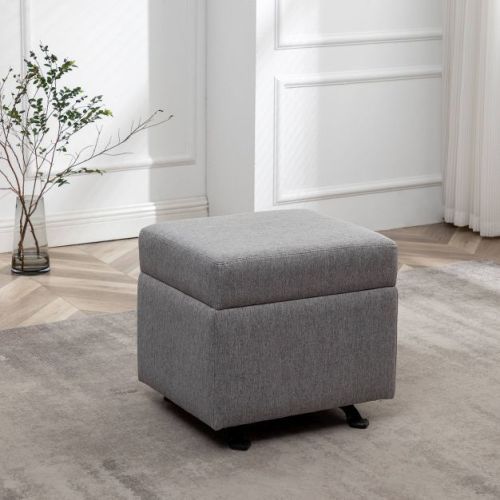 25" Wide Rectangle Gliding Ottoman - Wovenbyrd