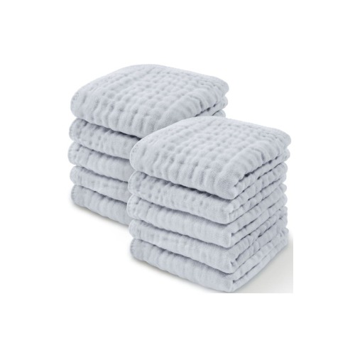 Muslin Washcloths - Pack of 10
